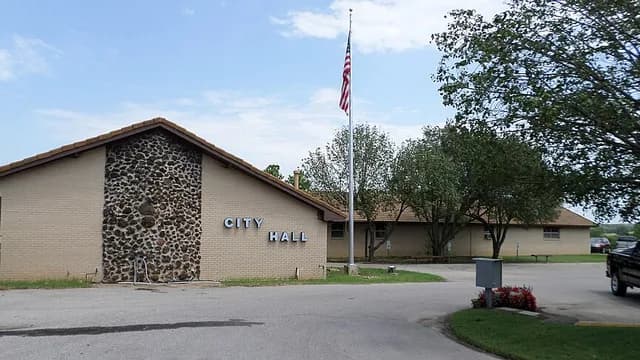 City Hall building and grounds in Choctaw, Oklahoma