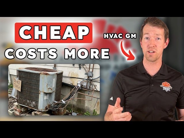 What Cheap HVAC Work Actually Looks Like