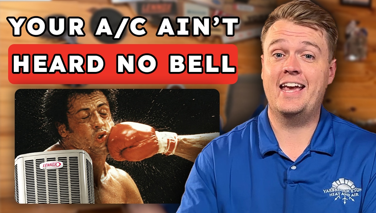 Late summer AC breakdown — your air conditioner ain't heard no bell, and Oklahoma stays hot until October